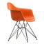 Vitra - Eames Plastic Armchair DAR onderstel zwart