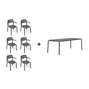 Fatboy - Toní Gartentisch + Gartenarmlehnstuhl