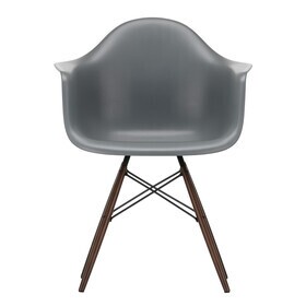 Vitra - Eames Plastic Armchair DAW RE donker esdoorn
