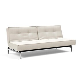 Innovation Living - Splitback Schlafsofa Chrom 210x89cm