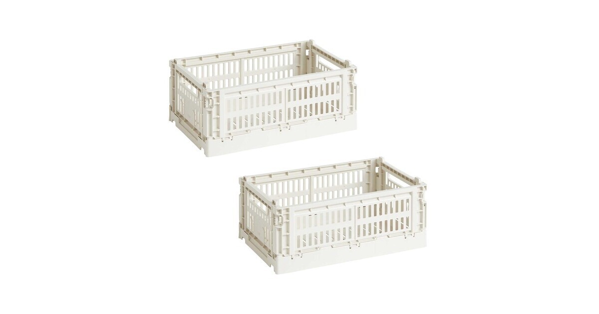 HAY Colour Crate Recycled S Set of 2 | AmbienteDirect