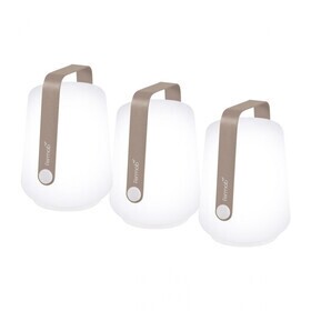 Fermob - Balad LED Lamp with Battery Set of 3 H 12cm