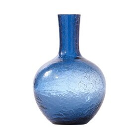 pols potten - Crackled Glass Ball Body vaas S