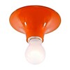 Artemide - Artemide Teti Deckenleuchte - orange/Polykarbonat/Ø14cm