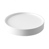 Softline - Drum - plateau - blanc/bois/H 7,4 cm / Ø 62 cm