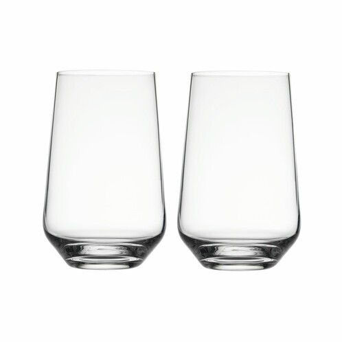 iittala - Essence Water Glass Set of 2 - transparent/0.55l/H:13.3cm x Ø8.6cm