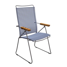 HOUE - Chaise de jardin avec accoudoirs Click Position