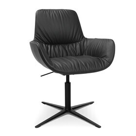 Wagner - W-Club Easy Chair Leather Four-Legged Frame