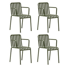 HAY - Palissade Garten-Armlehnstuhl 4er Set