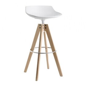 MDF Italia - Flow Barstool Frame Oak 78cm