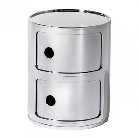 Kartell - Componibili 2 Metallic Container