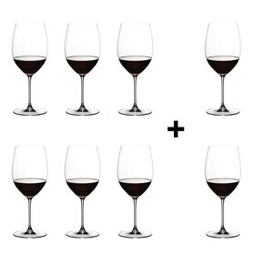 Riedel - Veritas Cabernet/Merlot Weinglas 6+2 gratis