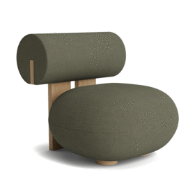 NORR 11 - Chaise longue Hippo structure chêne naturel
