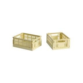 HAY - Colour Crate Korb Mini recycelt 2er Set