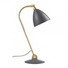 Gubi - Bestlite BL2 Table Lamp - grey/matt/H 50cm, Ø 16cm/brass base