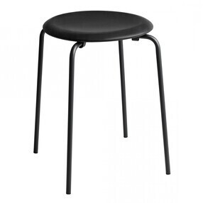 Fritz Hansen - DOT™ Hocker Leder Gestell schwarz
