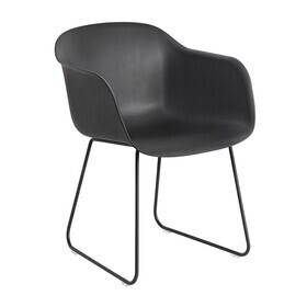 Muuto - Fiber Chair- Armleunstoel met sledenonderstel