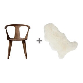 &Tradition - SK1 chaise + peau Set promo In Between Chair