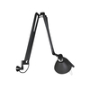 Luceplan - Fortebraccio Wall 100W - black/metal/with on/off switch/with wall mount