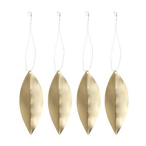 Ferm Living - Ornamenten blad set van 4