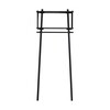 Woud - Töjbox Small - Porte-manteau mural 120223 - noir/chêne/LxPxH 80x30x200cm