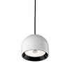 Flos - Wan S - Suspension - blanc/câble noir/brillant