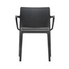 Pedrali - Volt - Chaise de jardin avec accoudoirs - noir