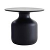 Cappellini - Mini Bottle Beistelltisch - Einzelstück - schwarz/Keramik matt/Ø 45cm/H 42cm
