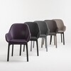 Kartell - Clap - Fauteuil en cuir synthétique