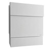 Radius - Letterman 5 - Boîte aux Lettres - blanc/with newspaper shelf/H x B x T: 47.5 x 40 x 11.5cm