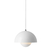 &tradition - Flower Pot VP1 Suspended Lamp - white/matt/cable white/H 16cm/Ø 23cm