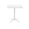 Plank - Mister X - Tuintafel 70x70cm - wit/MDF/70x70cm/H: 73-74,5cm