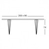Magis - Tavolo XZ3 - Table - dessin au trait