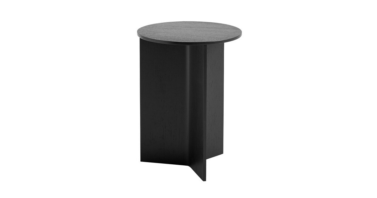 Amazon.com: HAY Slit Table Round Side Table black/H 35.5cm