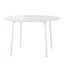 Magis - Table First Tisch Rund - Tischplatte MDF weiß/weiße Tischbeine/Größe 2/Ø120cm