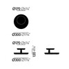 Vitra - Rotary Tray - Plateau - dessin au trait