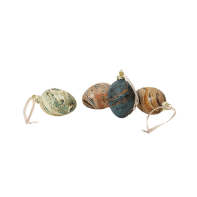 Ferm Living - Glazen paaseieren set van 4