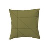 Arper - Pleats - Coussin - vert foncé/étoffe Kvadrat Remix 2/47x47cm