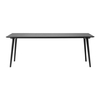 &tradition - In Between SK5 Dining Table - stained black oak/LxWxH 200x90x74cm