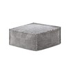 GAN - Sail Gan Spaces Pouf/Cushion - black/manufacturing technique: Dhurrie/filling: polystyrene/75x75x35cm