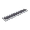 müller möbelwerkstätten - Flai Add-On-Element No. 2 Ablage für Flai Bett - weiß RAL 9016/mit Filzeinlage anthrazit/offen/LxBxH 60x10.5x3.5cm