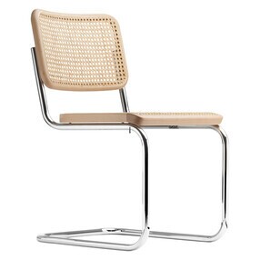 Thonet - S 32 V Cantilever Chair with Wickerwork