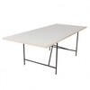 Richard Lampert - Eiermann 1 - Tafel midden - wit/eikenk./onderstel zwart///200x90cm