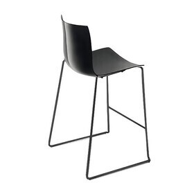 Arper - Catifa 46 0474 - Tabouret de bar bas uni noir