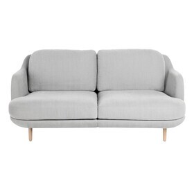 Fritz Hansen - Canapé 2 places Lune™ JH200 pieds en chêne