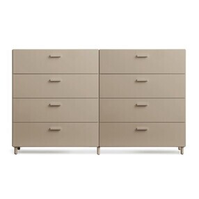 String - Relief Kommode breit mit Beinen 2x82x92,2cm