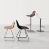 la palma - Miunn Bar Stool Stainless Steel Frame Round