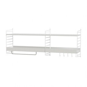 String - Wandgarderobe 140x50x30cm