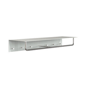FROST - Unu Wall Coat Rack With 6 Hooks & Bar