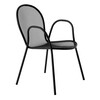 emu - Ronda - Fauteuil de jardin - noir/peint par poudrage/PxHxP 60x82x65cm